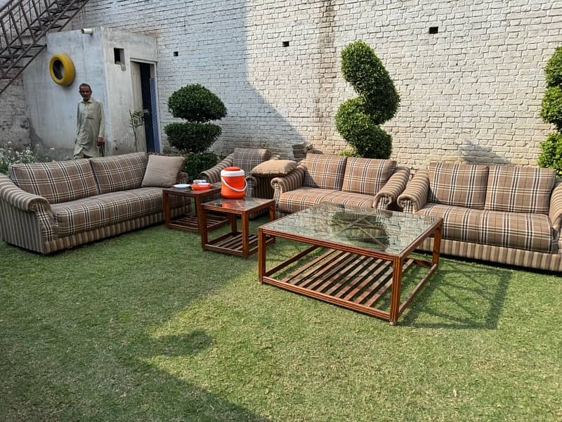 6 Seats sofa set brand new condition 0