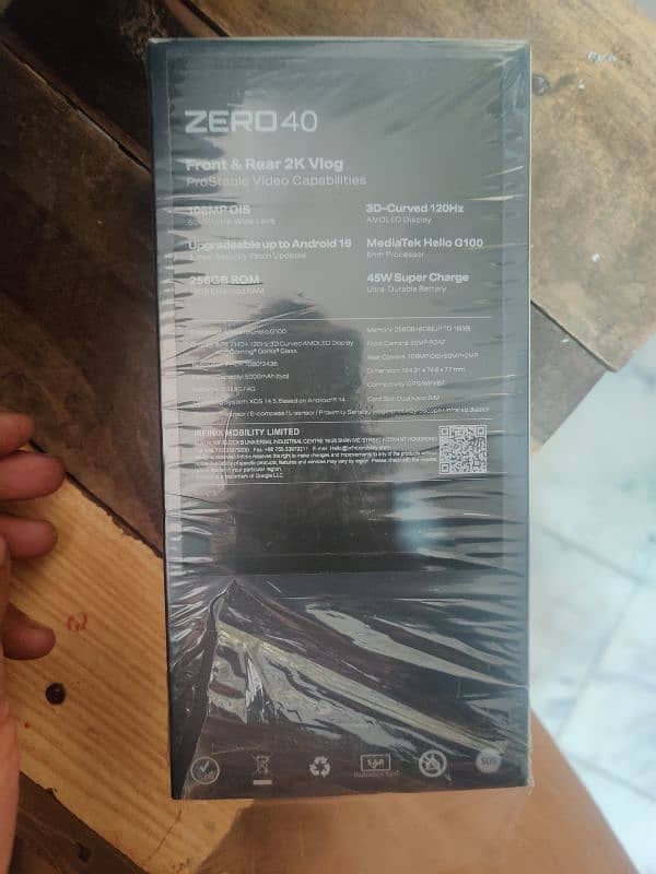 zero 40 full box condition 10/10 2