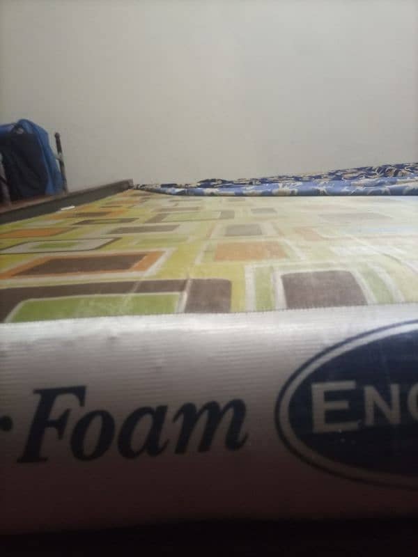 king size bed with mattress, 2 side tables, 1 dressing Table 2