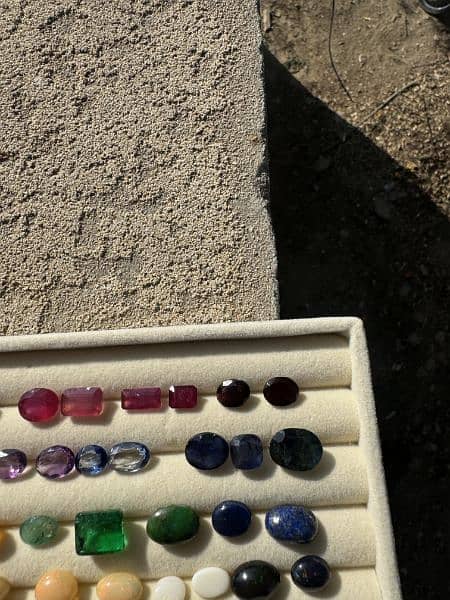 coral ruby Sapphire opal topaz emerald mossanite garnet torques. . . . . . . 6