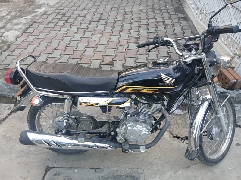 Honda CG 125 S Black colour 2022/2023 2