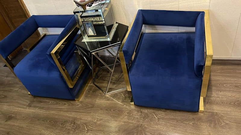 cup chairs +brass chairs+brass mirror 1