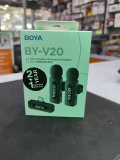 BOYA BY-V20 DUAL PERSON TYPE C MIC 3 YEARS WARRANTY