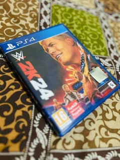 Wwe2k24 Used Dvd For Both Ps5 and Ps4.