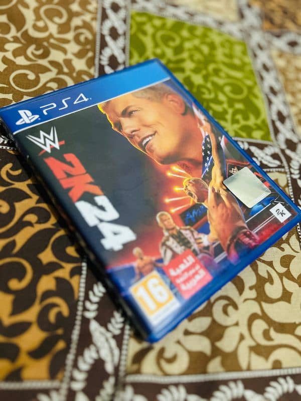 Wwe2k24 Used Dvd For Both Ps5 and Ps4. 0