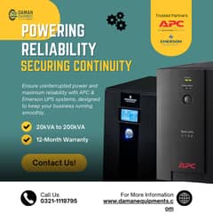 Stay Powered with APC & Emerson UPS! 