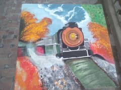 Home made oil painting