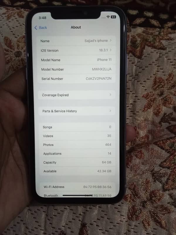 iphone 11 64Gb Non Pta Jv 7