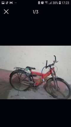 26 inch big cycle with free wire lock urgent sale