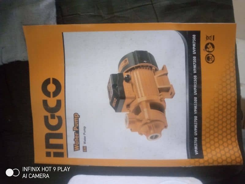 Moter ingco water pump new 03414415417 8