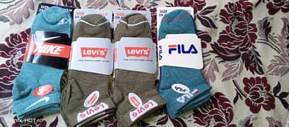 FILA . Levi's . Nike Branded Socks Ankal