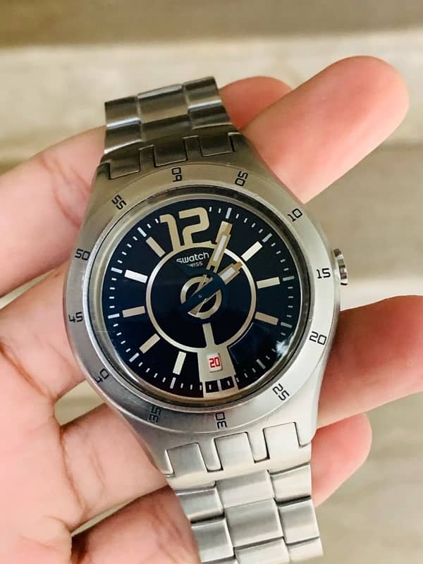 Swatch In A Blue Mode YTS404G Men’s Original $$ Swiss Watch 6