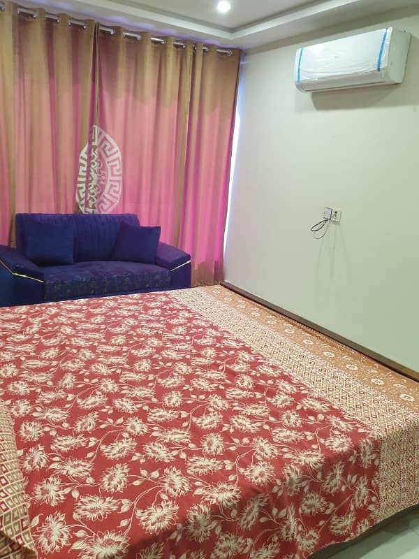 1 Bed Fully Furnished Flat Available for rent in the heart of Bahria Town Lahore 1