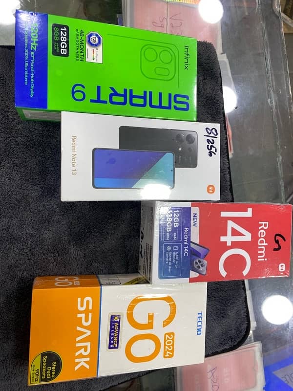 Infinix Techno Samsung & All Model box pack and used mobiles Avalaible 3