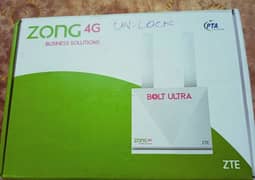 Zong Router Zong 4G Ultra Router Unlocked PTA Approved All SIM Support