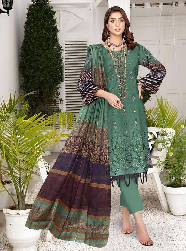 FAMOUS NISHA DESIGNER PRINTED LAWN 3