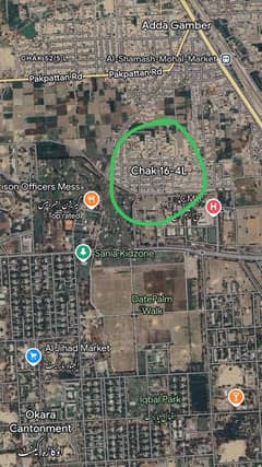 10 marla plot for sale Adda Gamber near CMH hospital okara