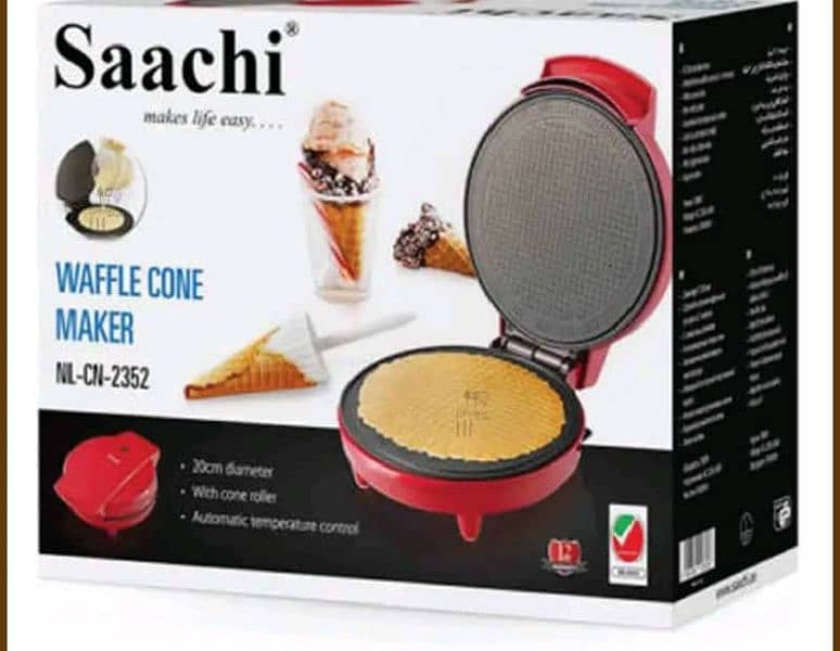 Ice cream cone waffle cone maker 1