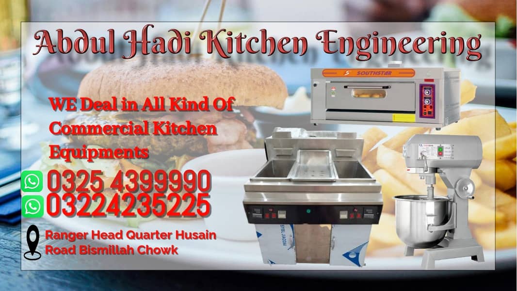 Deep fryer (16) litre Hot Plate/fryer /Display Counter SS Best quality 1