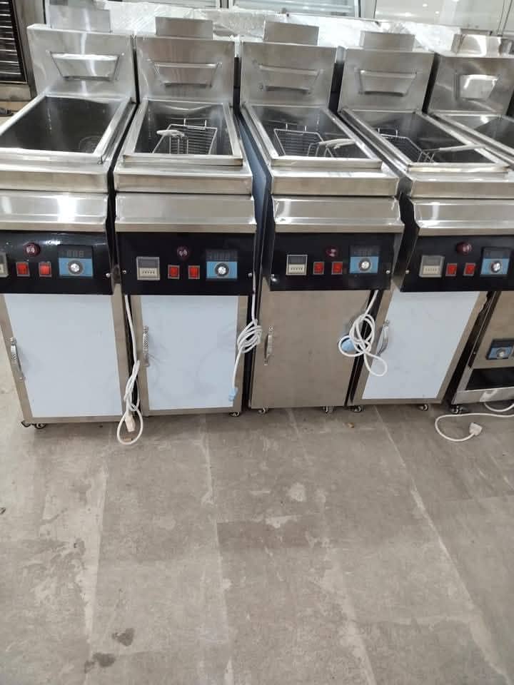 Deep fryer (16) litre Hot Plate/fryer /Display Counter SS Best quality 3