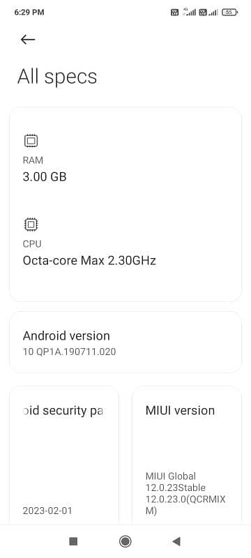 Redmi 9C 3GB RAM 64 7