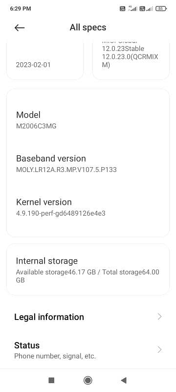 Redmi 9C 3GB RAM 64 9