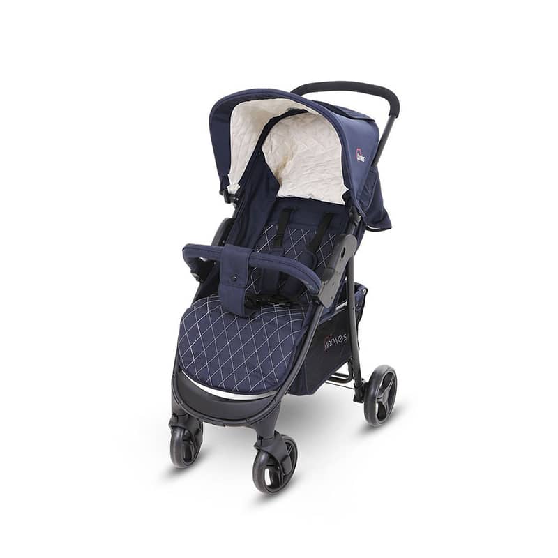 Tinnies Pram in navy blue color good condition 0