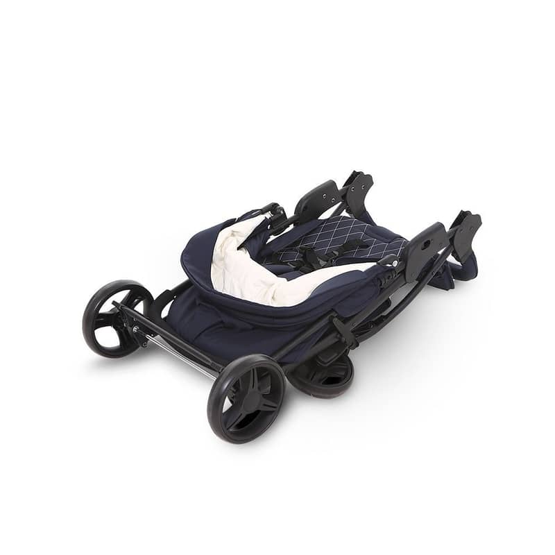 Tinnies Pram in navy blue color good condition 2