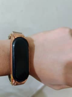 mi band 5 with steel strap