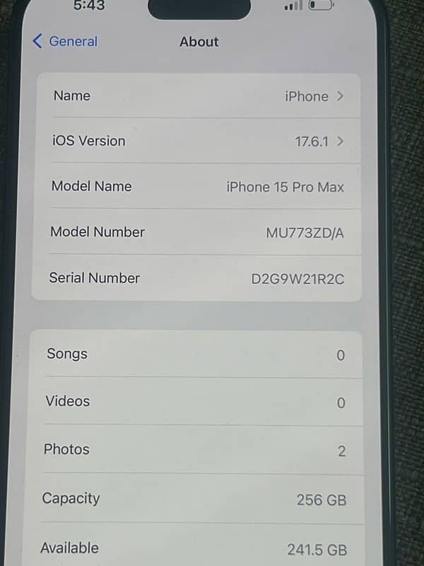 iPhone 15 pro max | Non PTA | Factory unlock 6