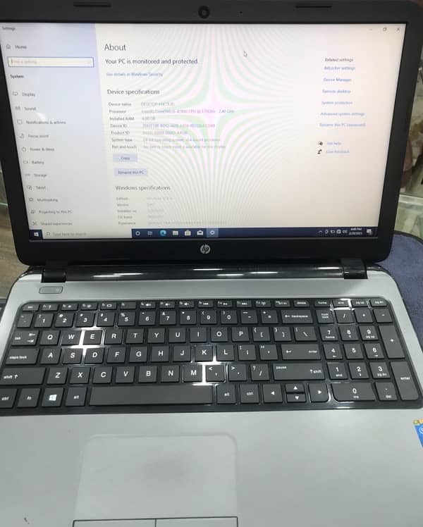 HP Laptop i5 4th Gen  4GB Ram 500GB Hdd windows 10 pro installed 5