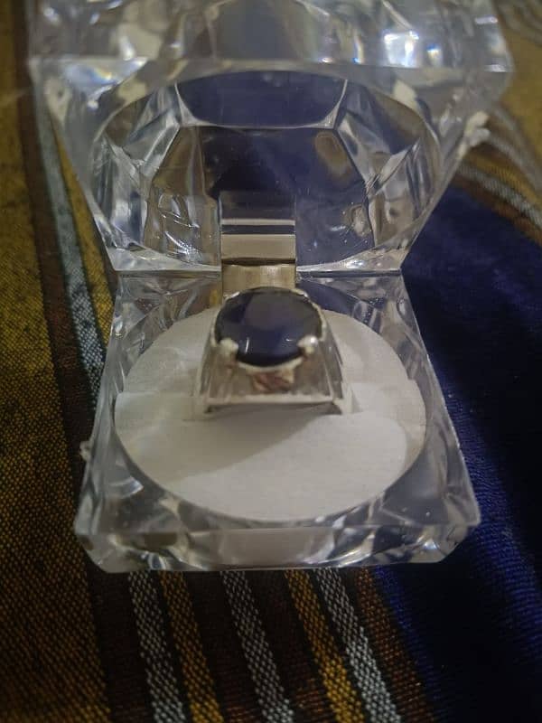 Original Blue Sapphire (Neelam) Ring For Sale 7