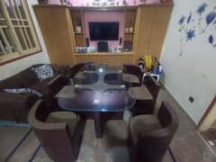 6 chair dining table