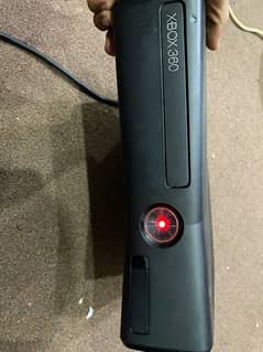 xbox 360 slim console with red ring issue