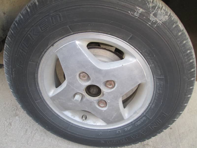 2 stepney spare wheel with Tires 13" PCD 114,. O3OO,2357.826 3