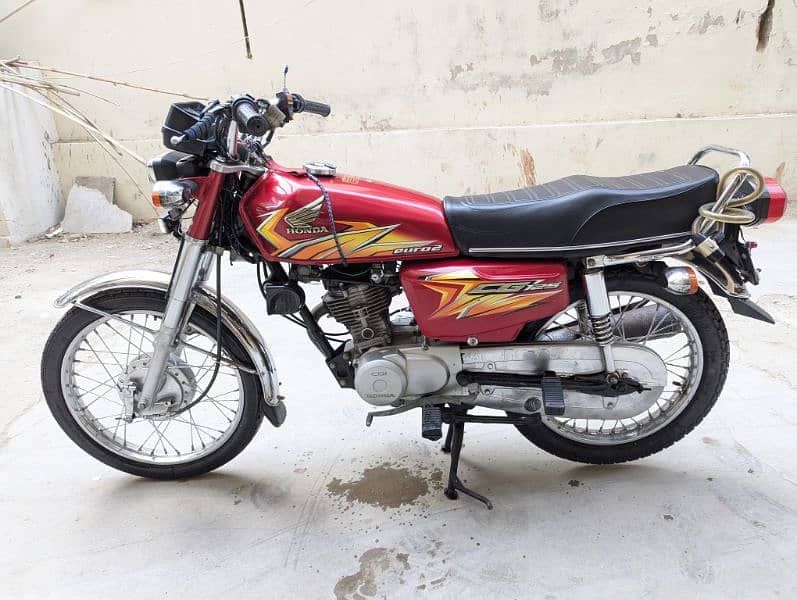 honda 125(2021)red 1