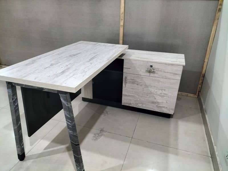 Office Table, Executive Office Table, Manager Desk, L Shaped 3