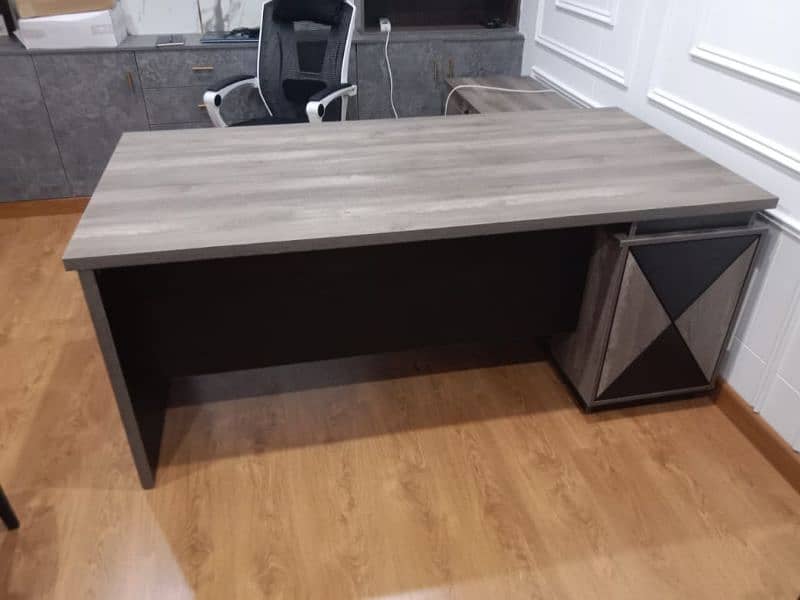 Office Table, Executive Office Table, Manager Desk, L Shaped 6