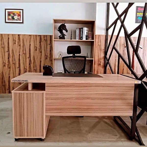 Office Table, Executive Office Table, Manager Desk, L Shaped 8