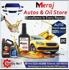 Meraj Autos & oil store -Genuine Engine Oil & Auto Accessories"