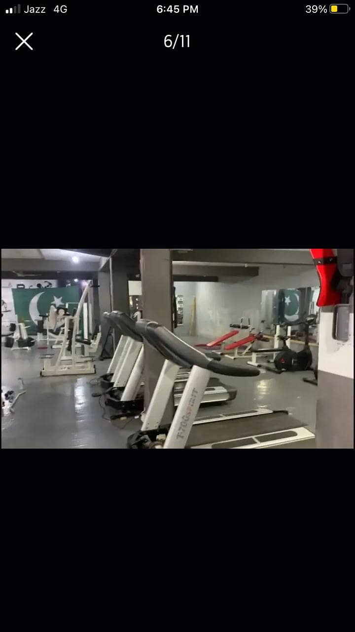 GYM FOR SALE 6 LAK INCOME MONTHLY 300 CUSTOMER 2K FEE EACH PESHAWAR 3