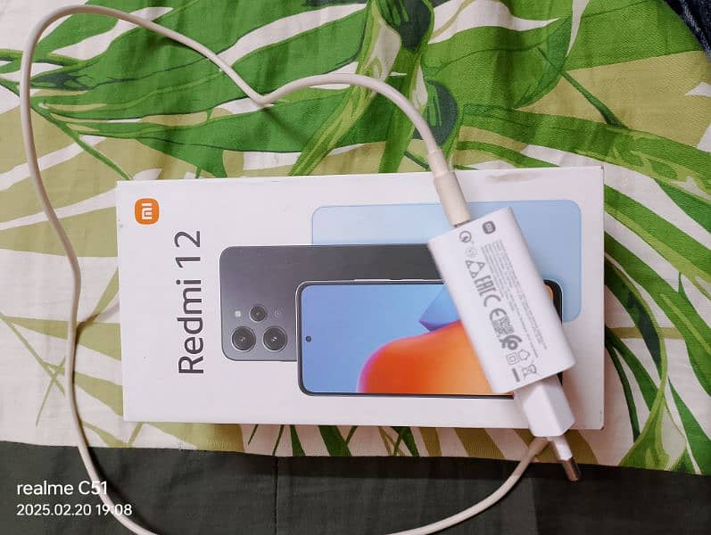 Redmi 12   8/128 Gb with Box+ Charger 2