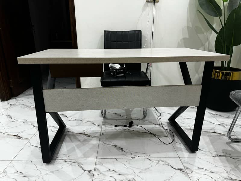 Workstation, Laptop table with Draw Customized with imported Material 0