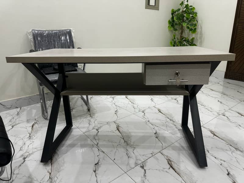 Workstation, Laptop table with Draw Customized with imported Material 1