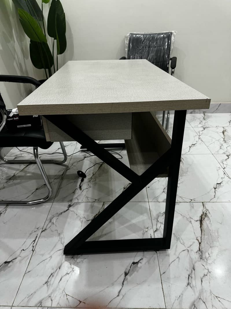 Workstation, Laptop table with Draw Customized with imported Material 2