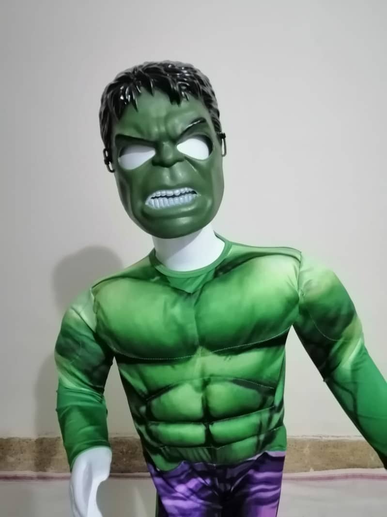 Hulk Muscular Costume for Kids 1