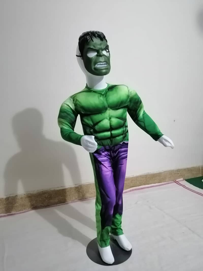 Hulk Muscular Costume for Kids 2