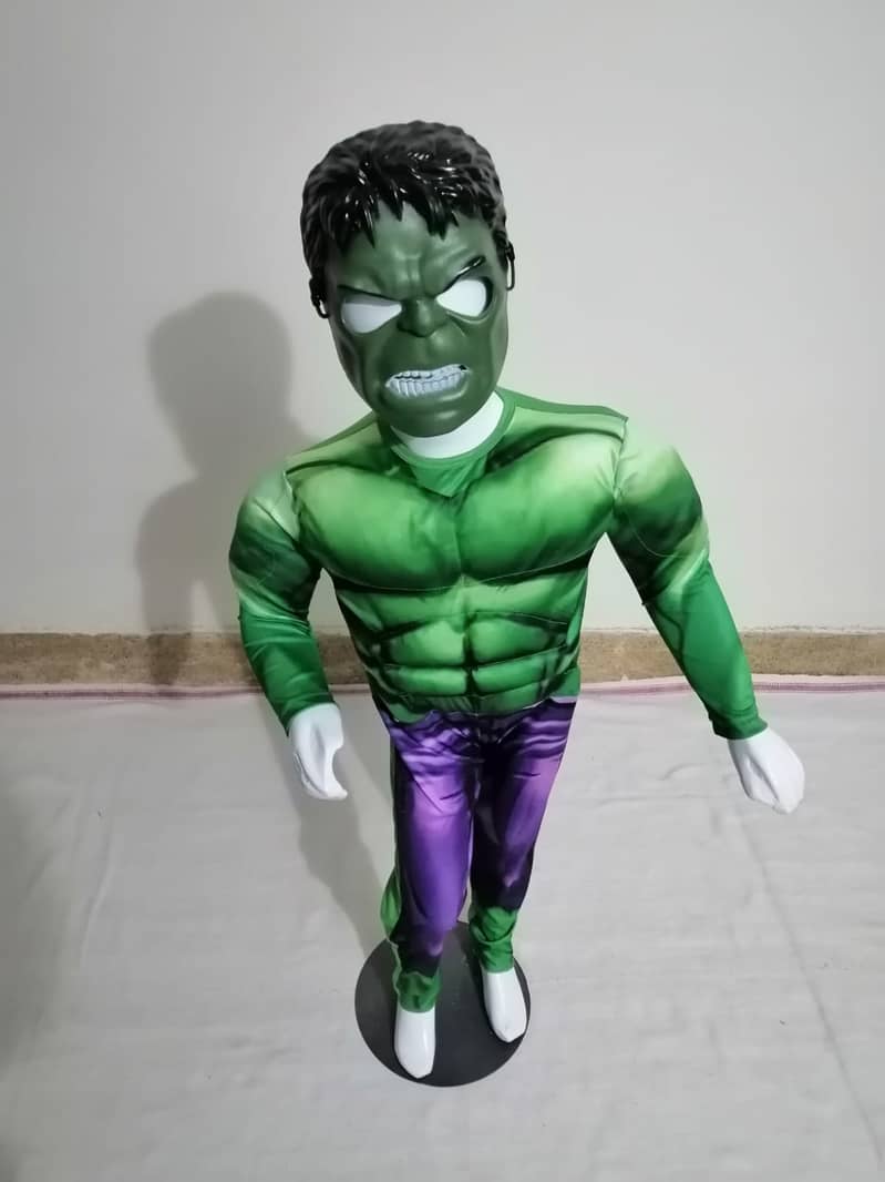 Hulk Muscular Costume for Kids 4