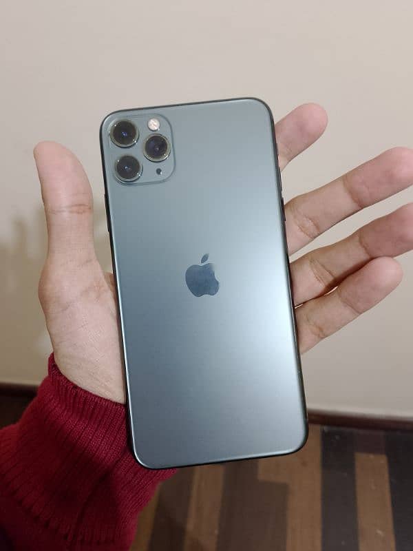 iphone 11 pro max Dual PTA approved with box 256gb 85BH 0