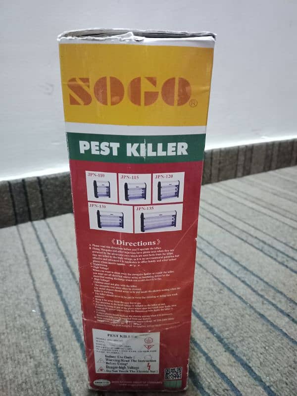 imported sogo mosquito killer for sale . . only 4 month used 5